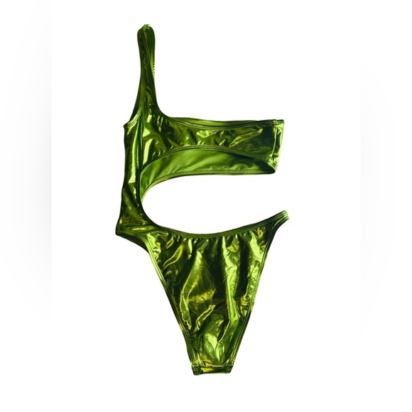 One-Piece metallic Swimsuit-Bathing Suit for Women - Picture 2 of 4